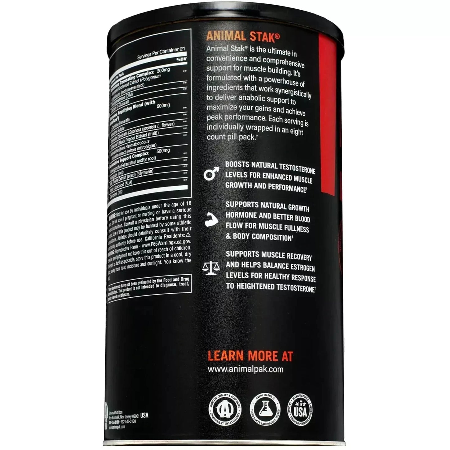 Universal Animal Stak 21 packs