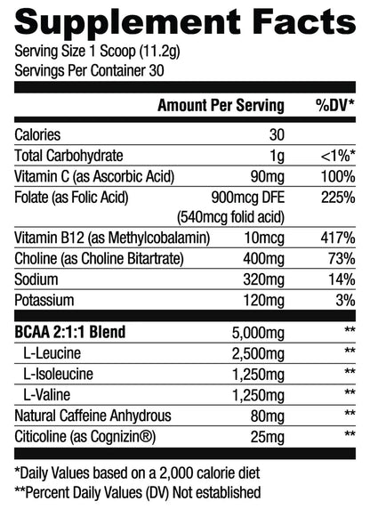 Ryse Bcaa Focus 30 Serv