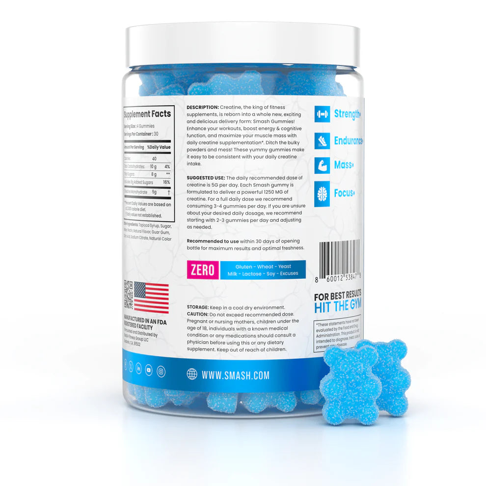 Smash Creatine Gummy 30 Serv