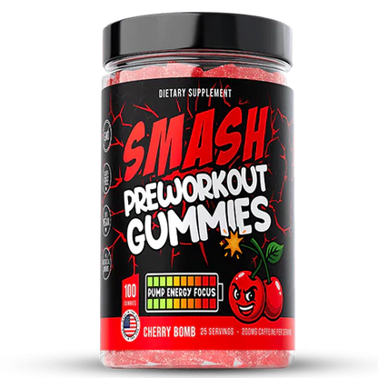 Smash Pre-Workout Gummy 100 Ct