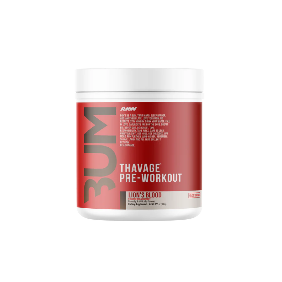 Raw Cbum Thavage Pre Workout 40 serv