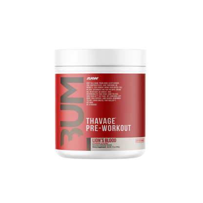 Raw Cbum Thavage Pre Workout 40 serv