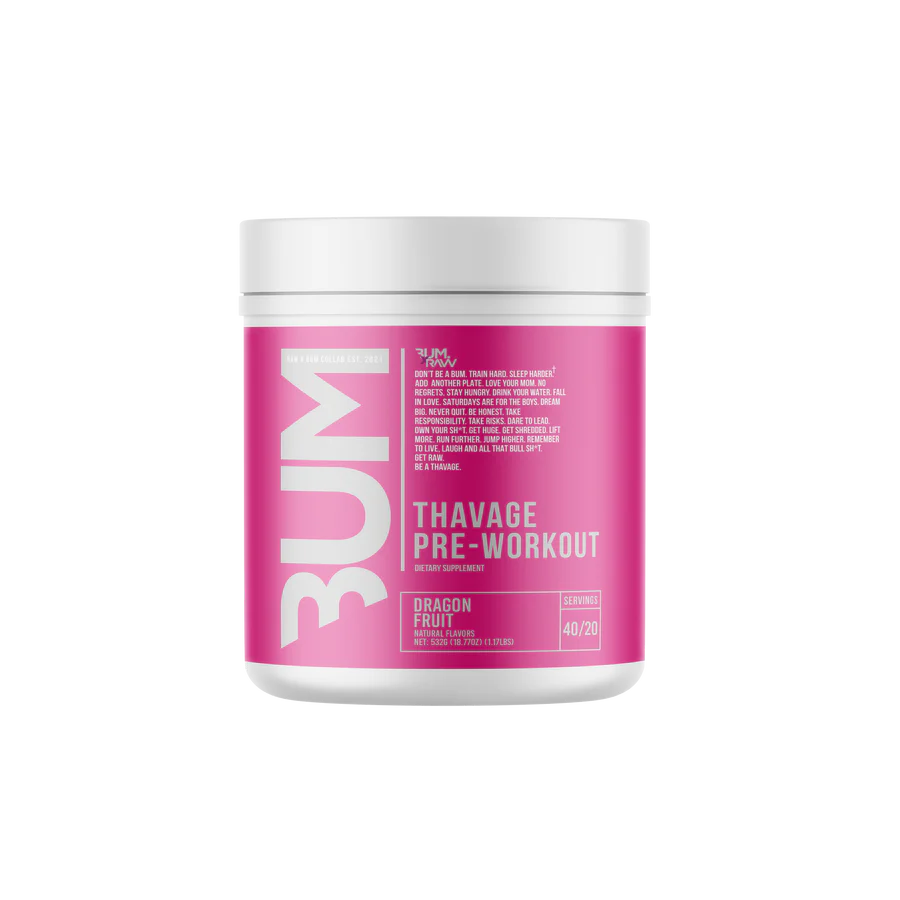 Raw Cbum Thavage Pre Workout 40 serv