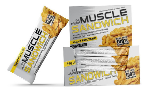 Muscle Sandwich Barra Proteina 12 pack